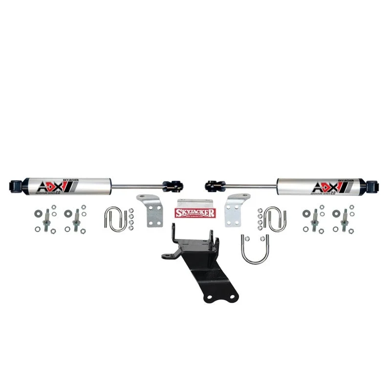 Skyjacker 18-24 Jeep Gladiator JL ADX 2.0 Dual Stabilizer Kit w/ CNC Machined Polished Alum.