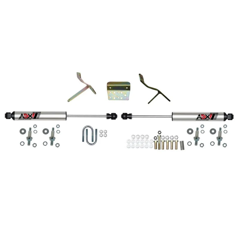 Skyjacker 09-13 Ram 2500/09-12 3500 ADX 2.0 Dual Stabilizer Kit w/ CNC Machined Polished Alum.