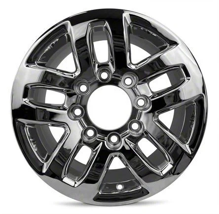 Double 5-Spoke Chrome 8-Lug Wheel; 18x8; 44mm Offset (11-14 Sierra 3500 HD SRW)
