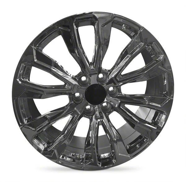 6-V Spoke Replica Polished 6-Lug Wheel; 22x9; 24mm Offset (07-14 Tahoe)