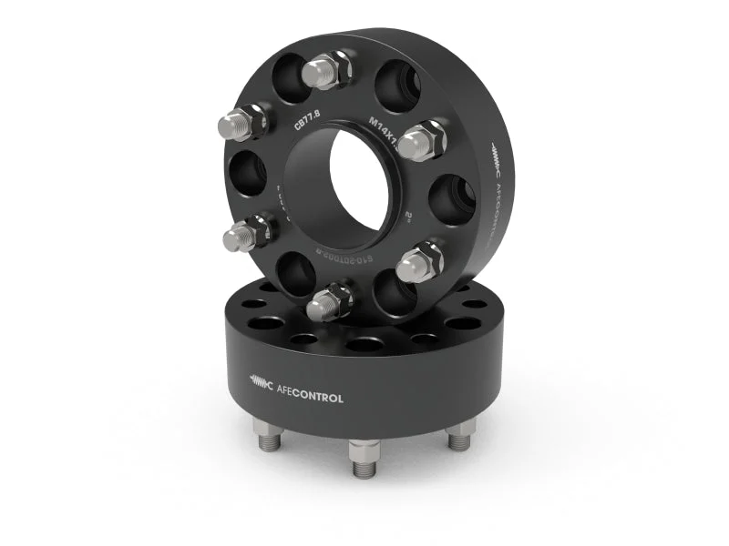 aFe CONTROL Forged Aluminum Wheel Spacers 6x139.7 / CB 77.8 / 2in Thick - RAM 1500