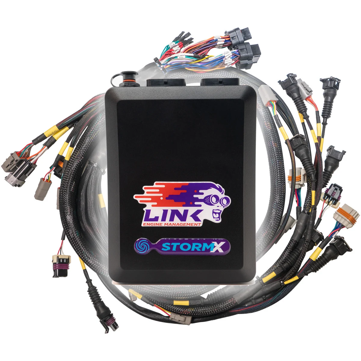 Link ECU - G4X StormX ECU + Terminated LS Engine Harness Drive By Cable