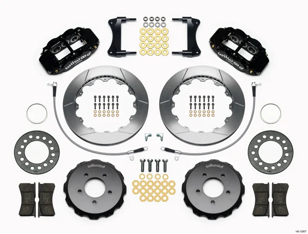 Wilwood Forged Narrow Superlite 6R Big Brake Front Brake Kit - 17" Min Wheel Dia - 6 Piston - Slotted Rotor - Mazda Miata MX-5