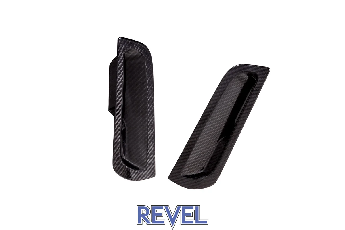 Revel GT Dry Carbon Front Bumper Duct Covers