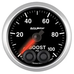 Auto Meter Elite Boost Gauge 52mm 0-60 PSI