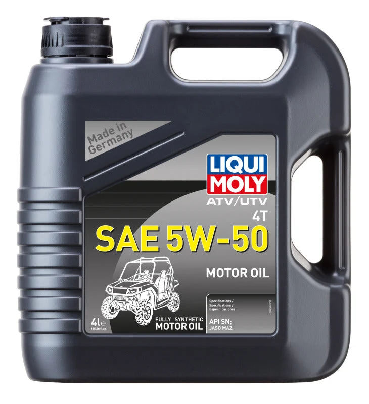 LIQUI MOLY 4L ATV 4T Motor Oil SAE 5W50