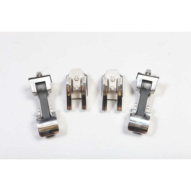 Rugged Ridge 07-18 Jeep Wrangler Stainless Steel Hood Catch Set