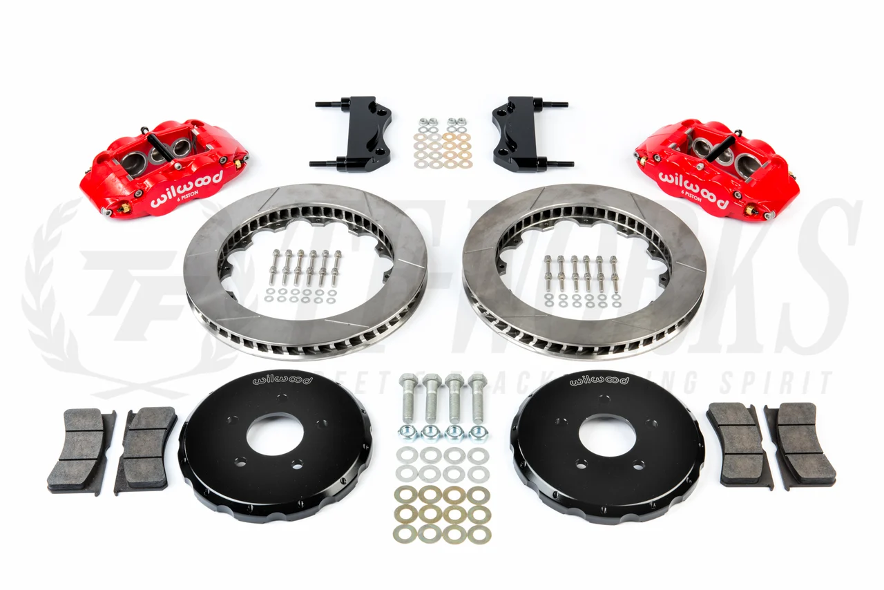 Wilwood 350Z / G35 Forged Narrow Superlite 6R Front BBK - Red Caliper