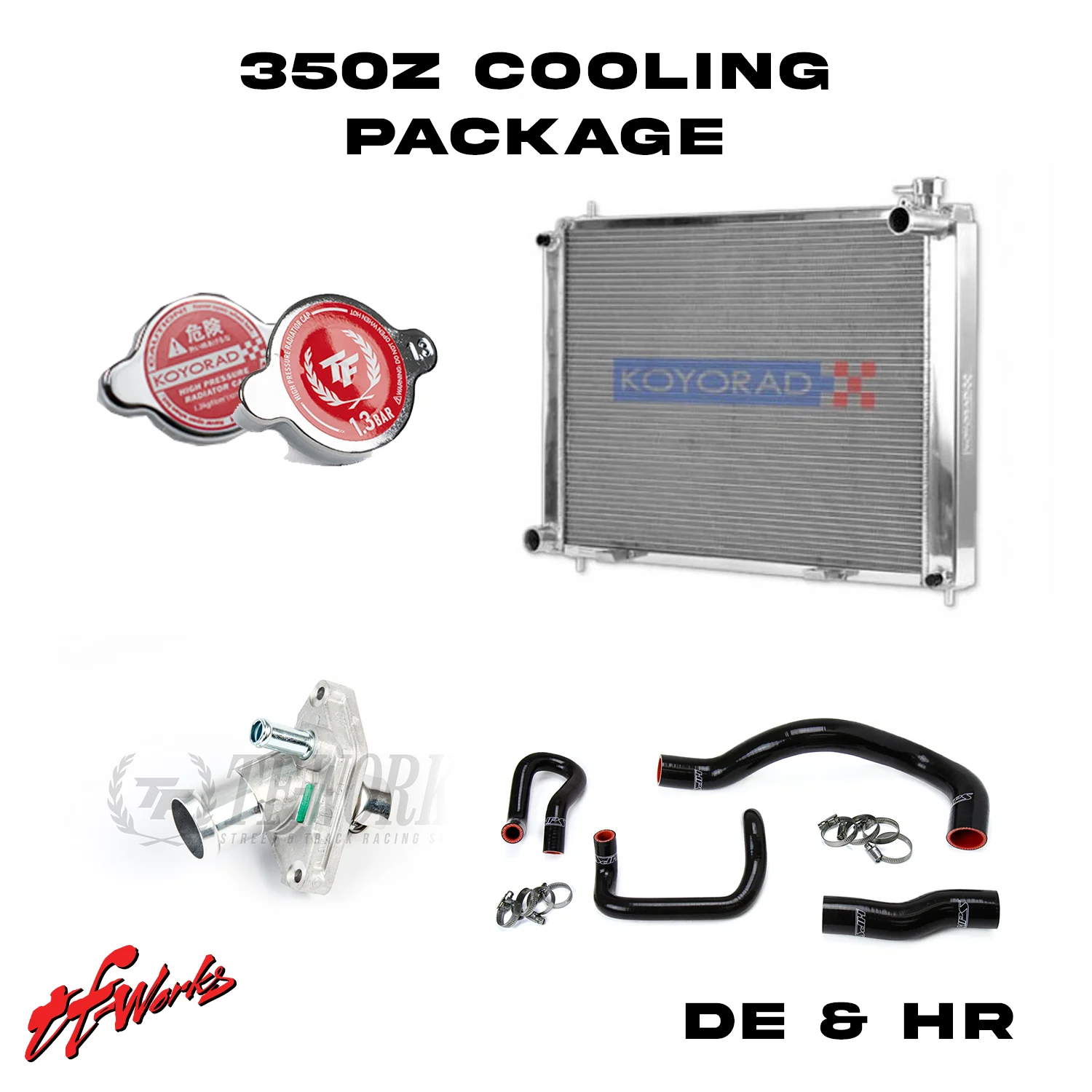 Nissan 350Z COOLING PACKAGE VQ35DE / VQ35HR with MT