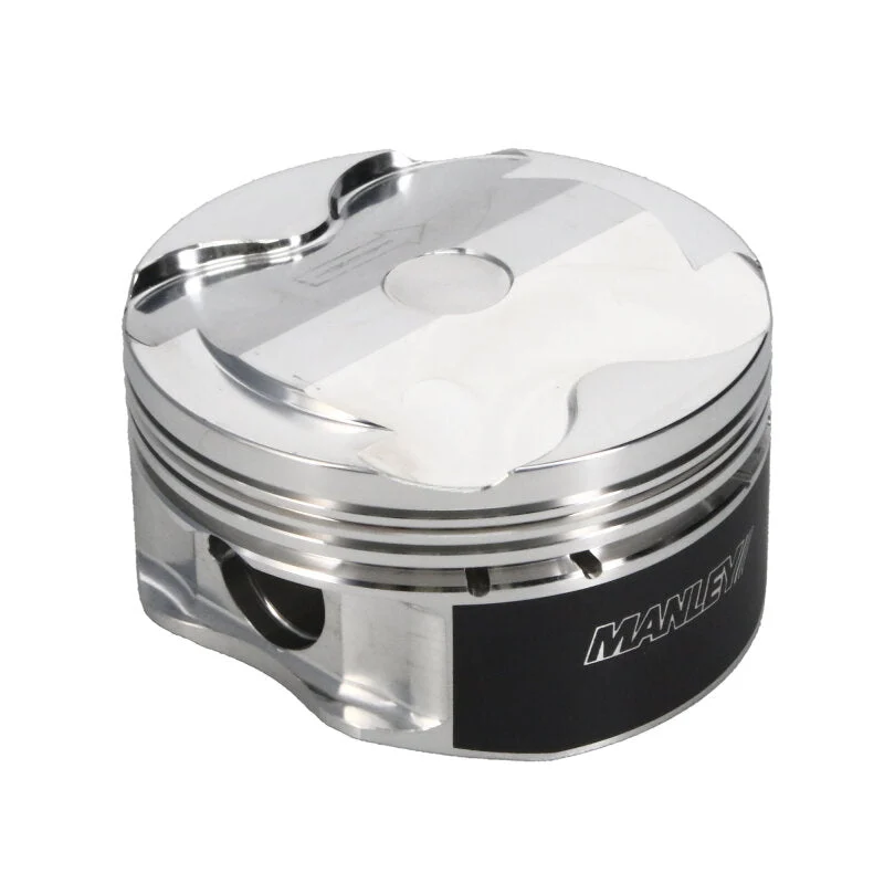 Manley 2018+ Ford Coyote 5.0L 6.75cc Dish 3.700in Bore 12:1 CR 22mm Pin Platinum Ext Duty Piston