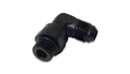 Vibrant -10AN Male Flare to Male -10AN ORB Swivel 90 Degree Adapter Fitting - TF Works Catch Can x S13.4 Valve Cover