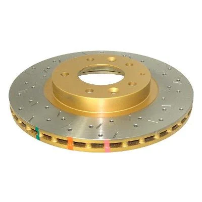 DBA 4000 Series Rear Drilled and Slotted Disc Brake Rotor - 06-12 Mazda MX-5 Miata