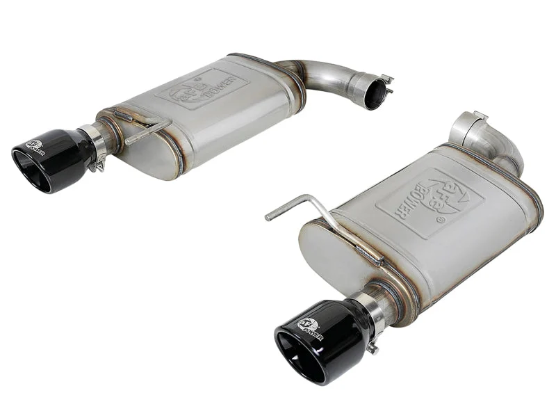 afe MACH Force-Xp Axle-Back Exhaust System Ford Mustang GT 15-17 V8-5.0L