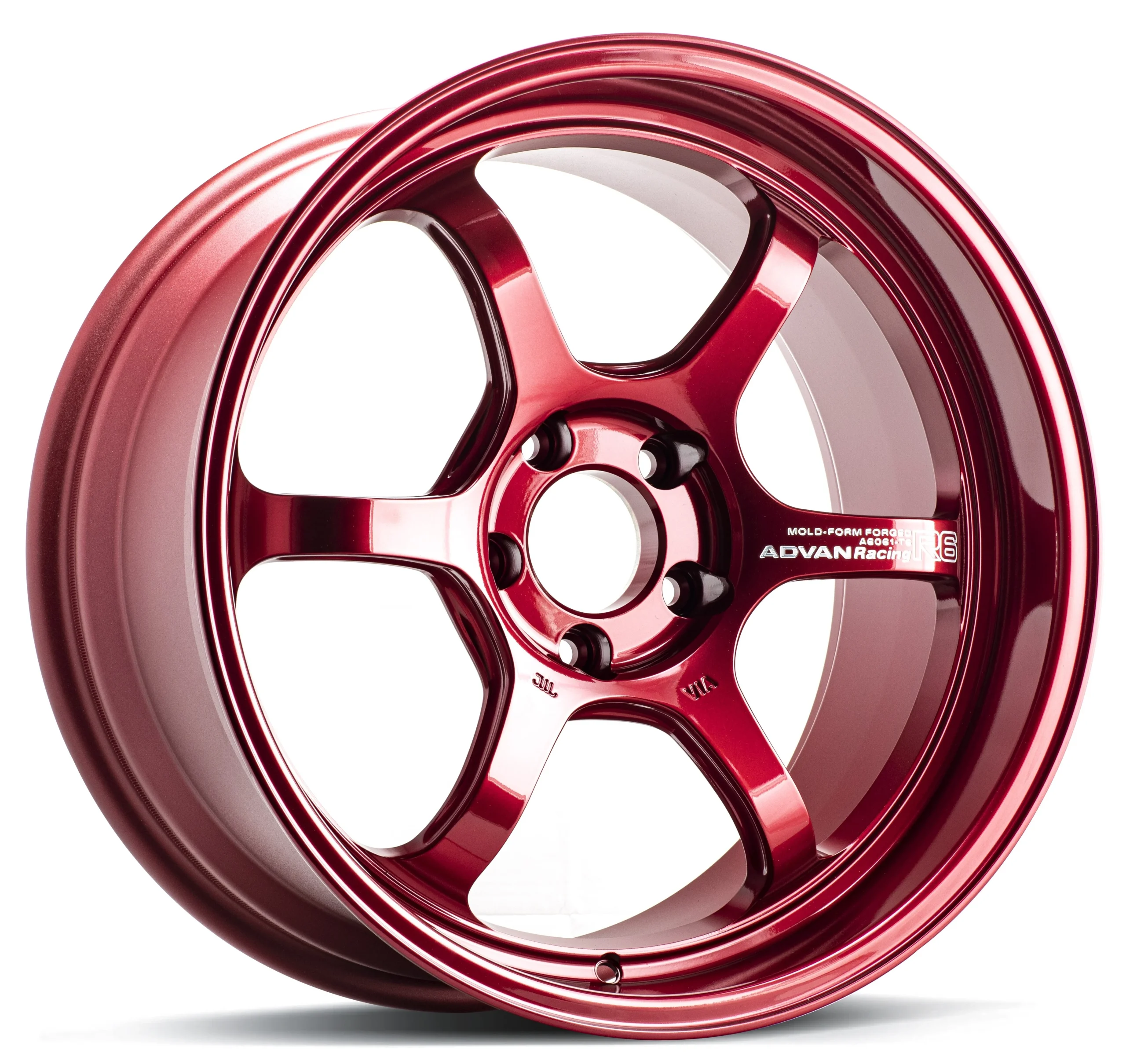 R6 20X9.5 +35 5-114.3 RACING CANDY RED