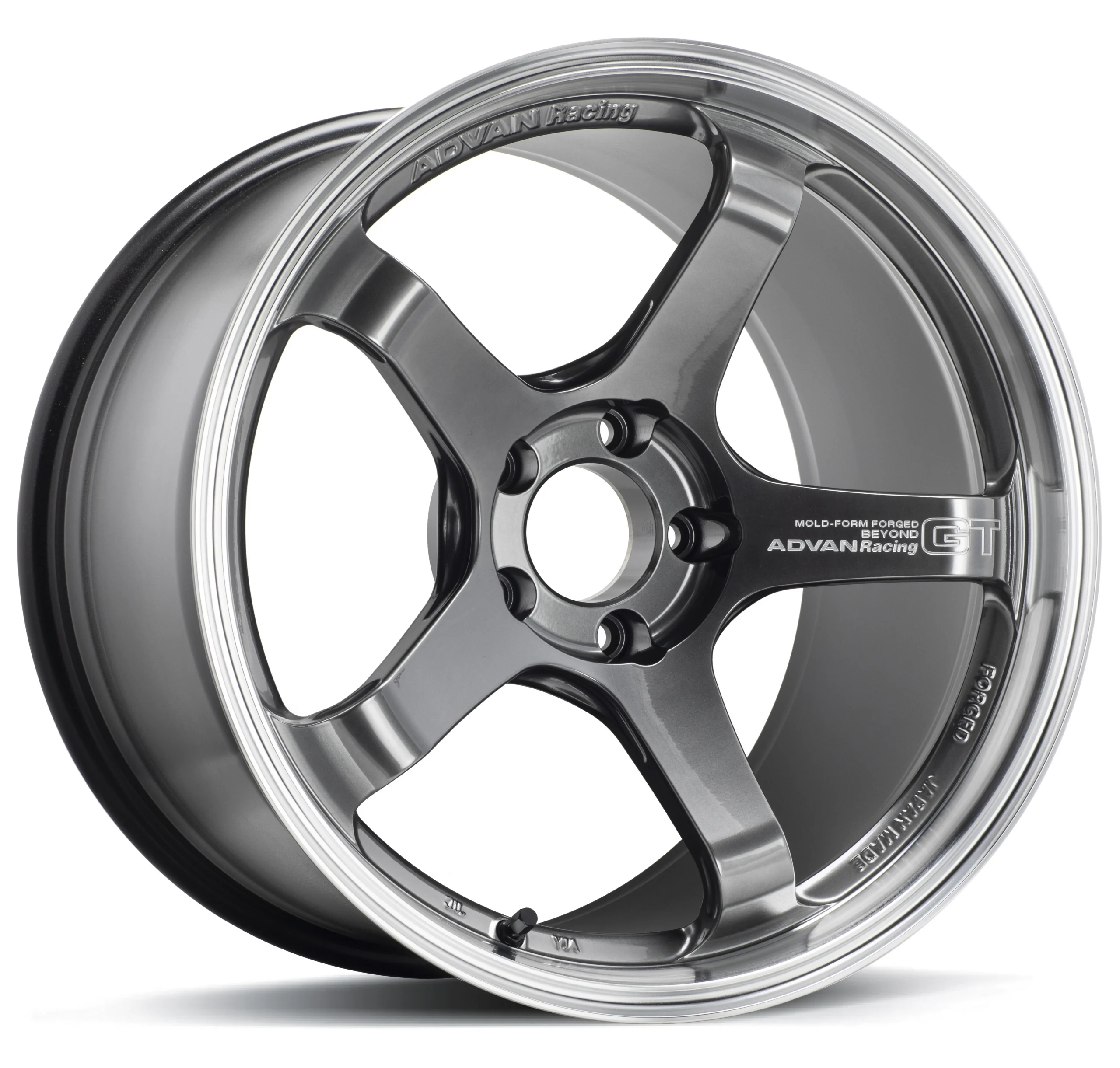 GT BEYOND 17X8.5 +45 5-100 MACHINING & HYPER PLATINUM BLACK