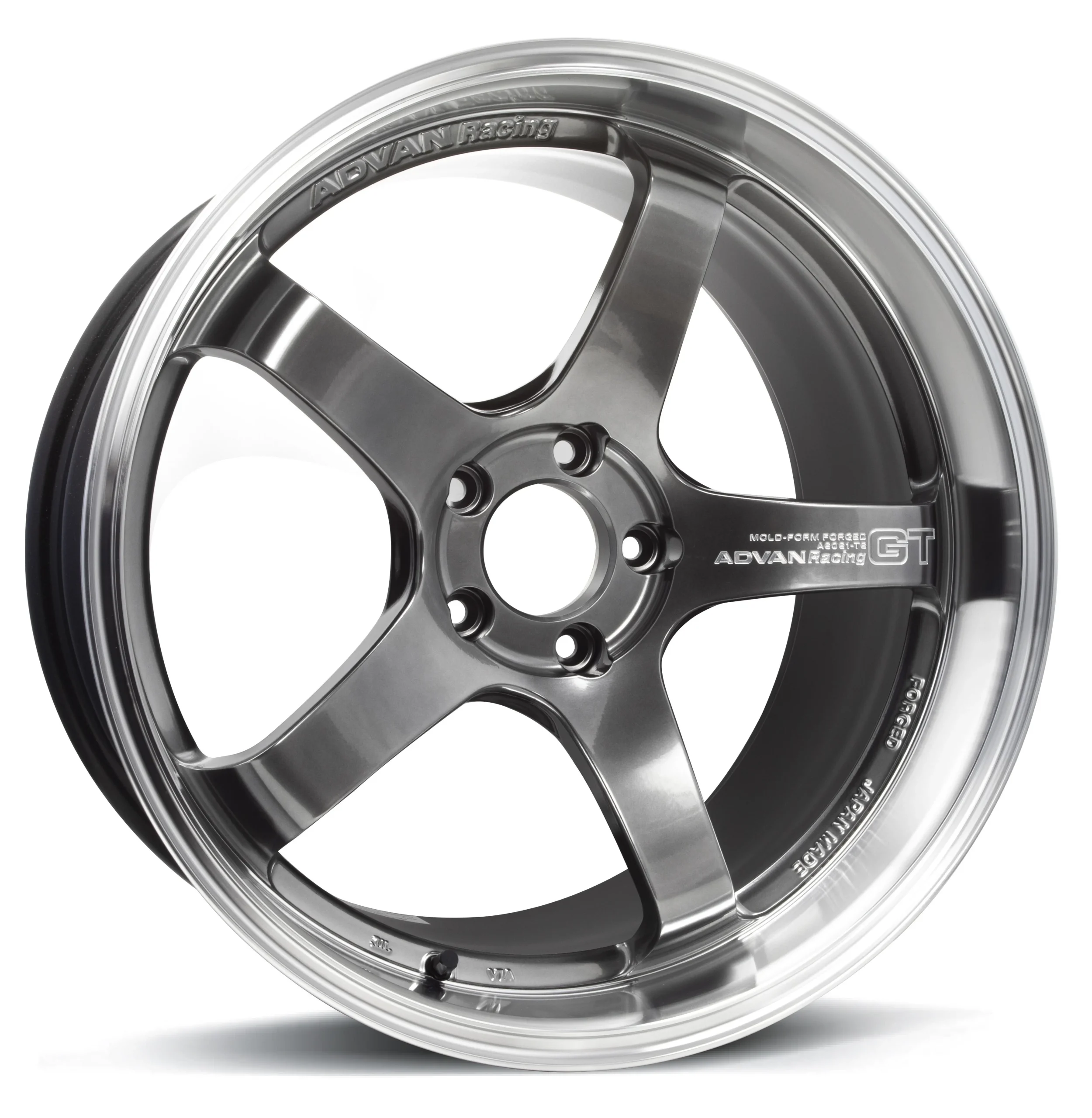 GT PV 21X9.5 +40 5-114.3 MACHINING & HYPER PLATINUM BLACK