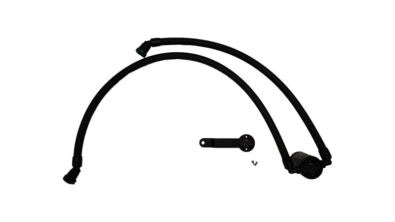 J&L 17-25 Chrysler Pacifica/20-25 Chrysler Voyager Oil Separator PCV Side - Black Anodized