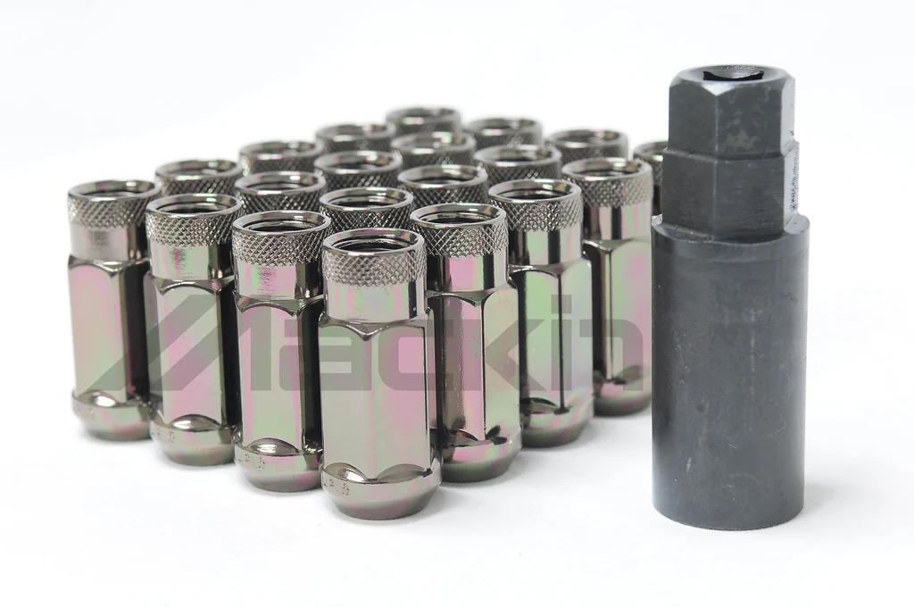 Wheel Mate Monster Open End Lug Nuts M14x1.50 (Set of 20) - Black Chrome