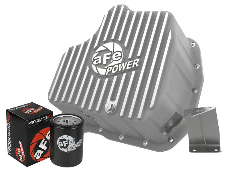 afe aFe POWER Engine Oil Pan GM Diesel Trucks 01-10 V8-6.6L (td) LB7/LLY/LBZ/LMM