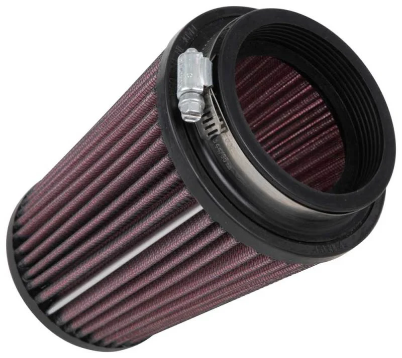 K&N Filter Universal Rubber Filter 3 Flange 4 1/2 Base inch 3 1/2 inch Top 5 3/4 inch Height