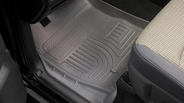 Husky Liners 12-18 Toyota Yaris WeatherBeater Black Front Floor Liners