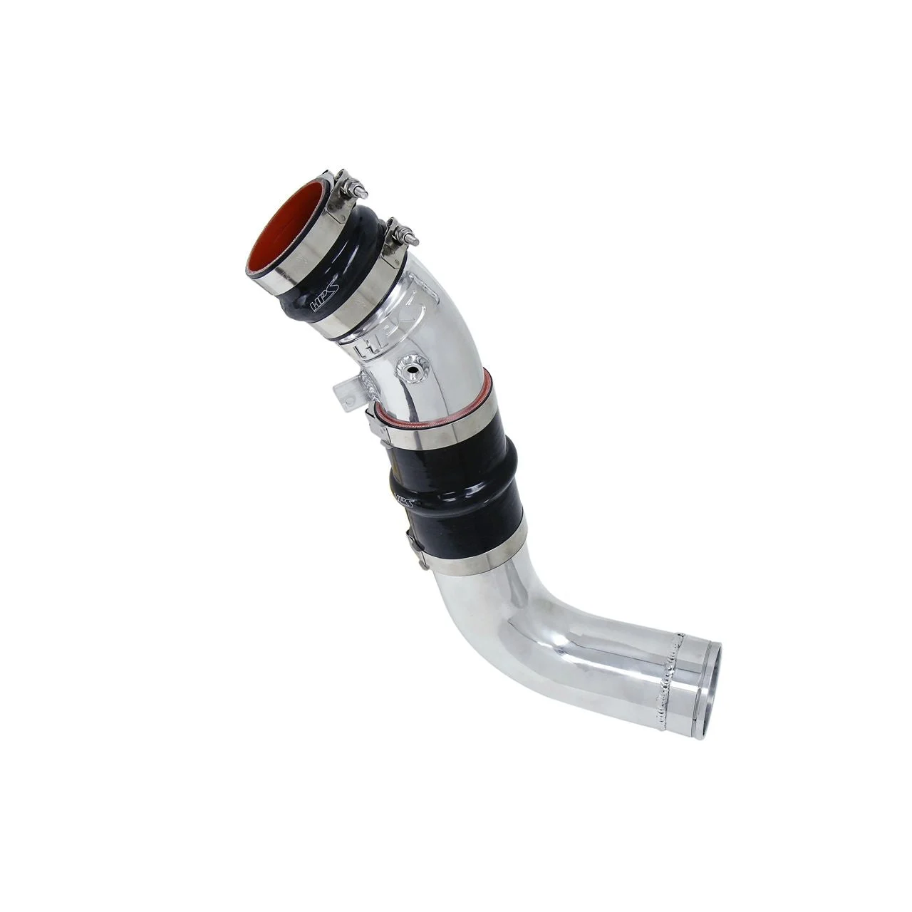 HPS Polish Intercooler Cold Charge Pipe Turbo Boost 17-20 Chevy Silverado 2500HD Duramax 6.6L V8 Diesel Turbo L5P