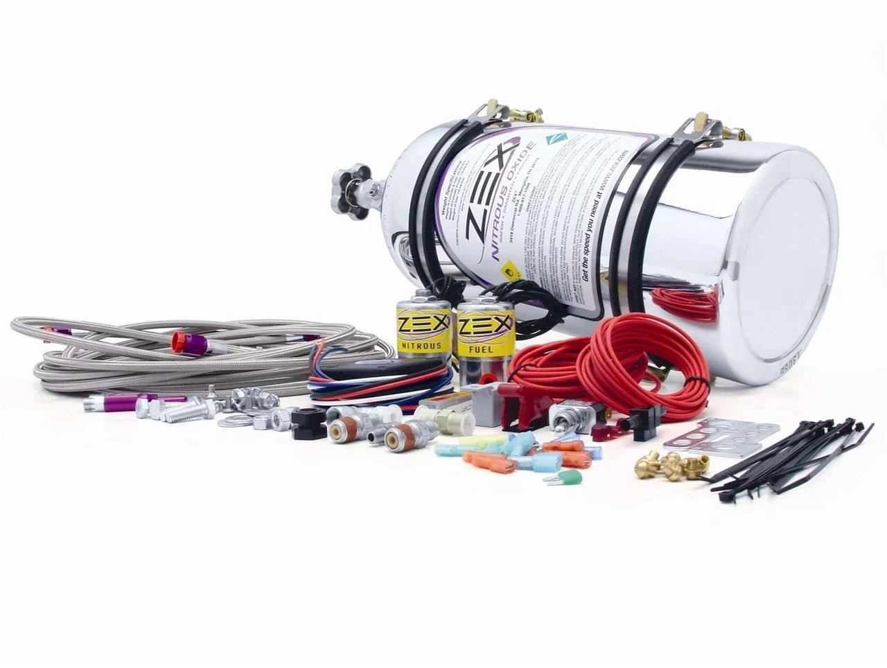 ZEX Polished Nitrous System - 07-09 Nissan 350Z