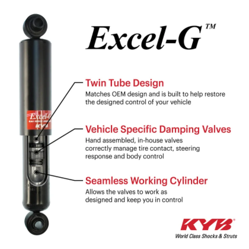 KYB 11-17 BMW X3 / 15-18 X4 (Exc. Elect. Susp.) Excel-G Strut - Rear