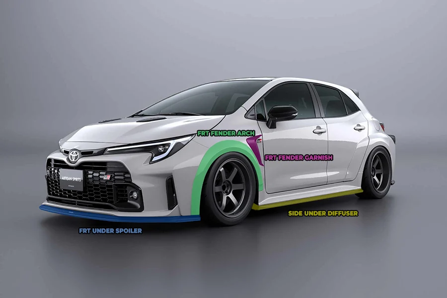 Artisan Spirits Black Label KIt (FRP/CFRP) - Toyota GR Corolla 2023+