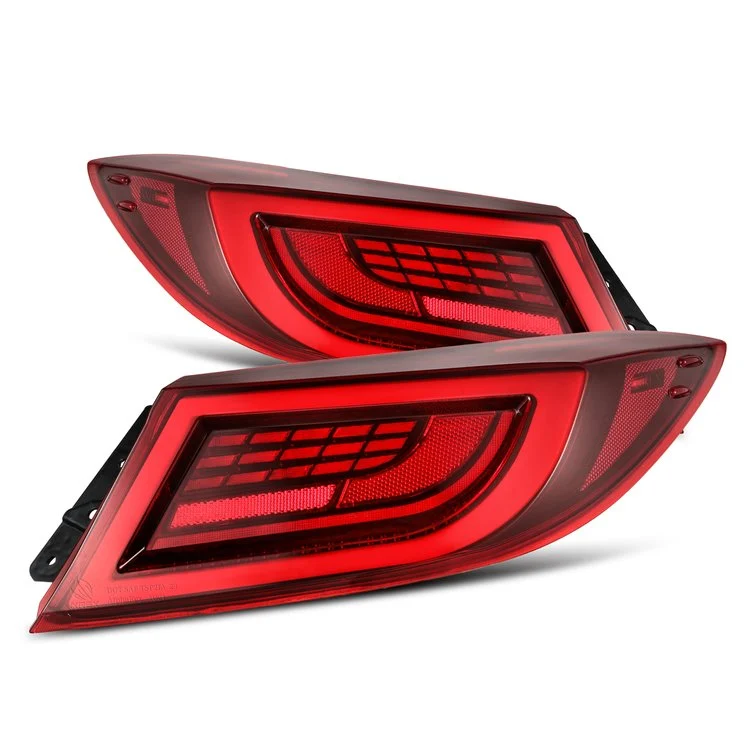 22+ GR86/BRZ AlphaRex LUXX-Series LED Tail Lights Vivid Red