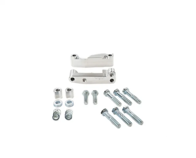 Voodoo13 Raw Metal Akebono Caliper Adapter Bracket - G35 Coupe & 350Z