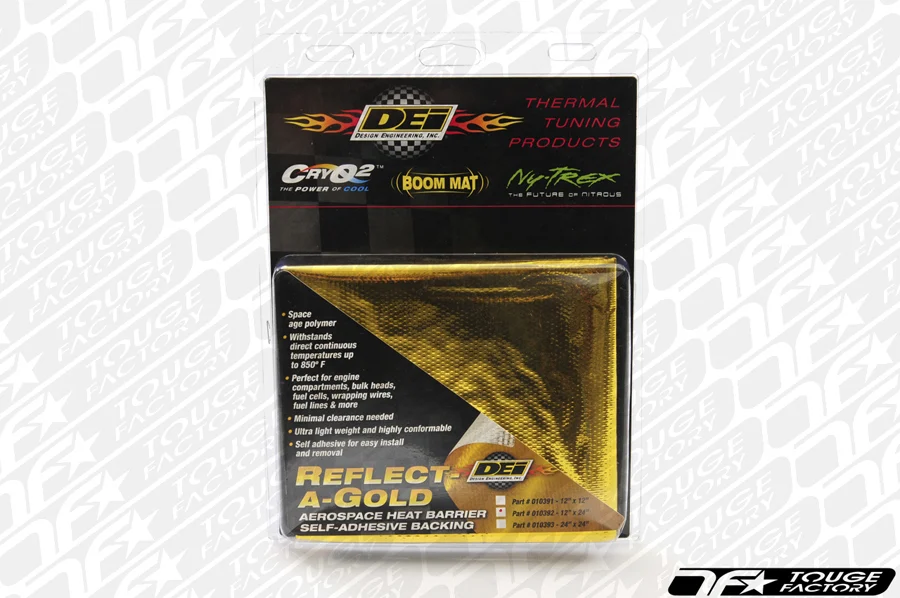 DEI Reflect-A-Gold Heat Barrier Sheet: 12" x 24"