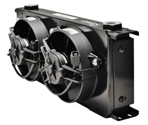 Setrab Series 9 20 Row Oil Cooler with Dual Fan Pack