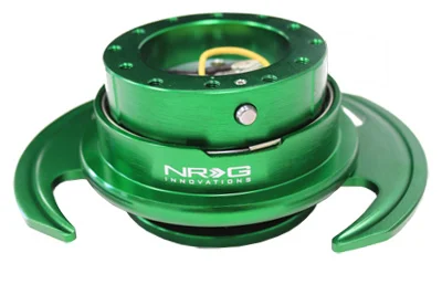 NRG Quick Release Kit Gen 3.0 - Green Body/Green Ring w/ Handles