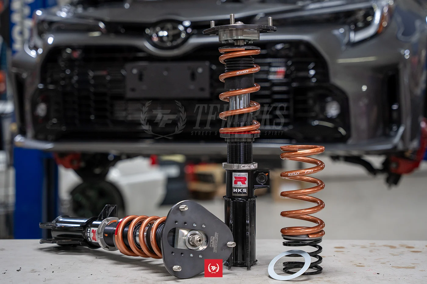 HKS Hipermax R Coilovers with SWIFT Springs - 2023 + GR Corolla
