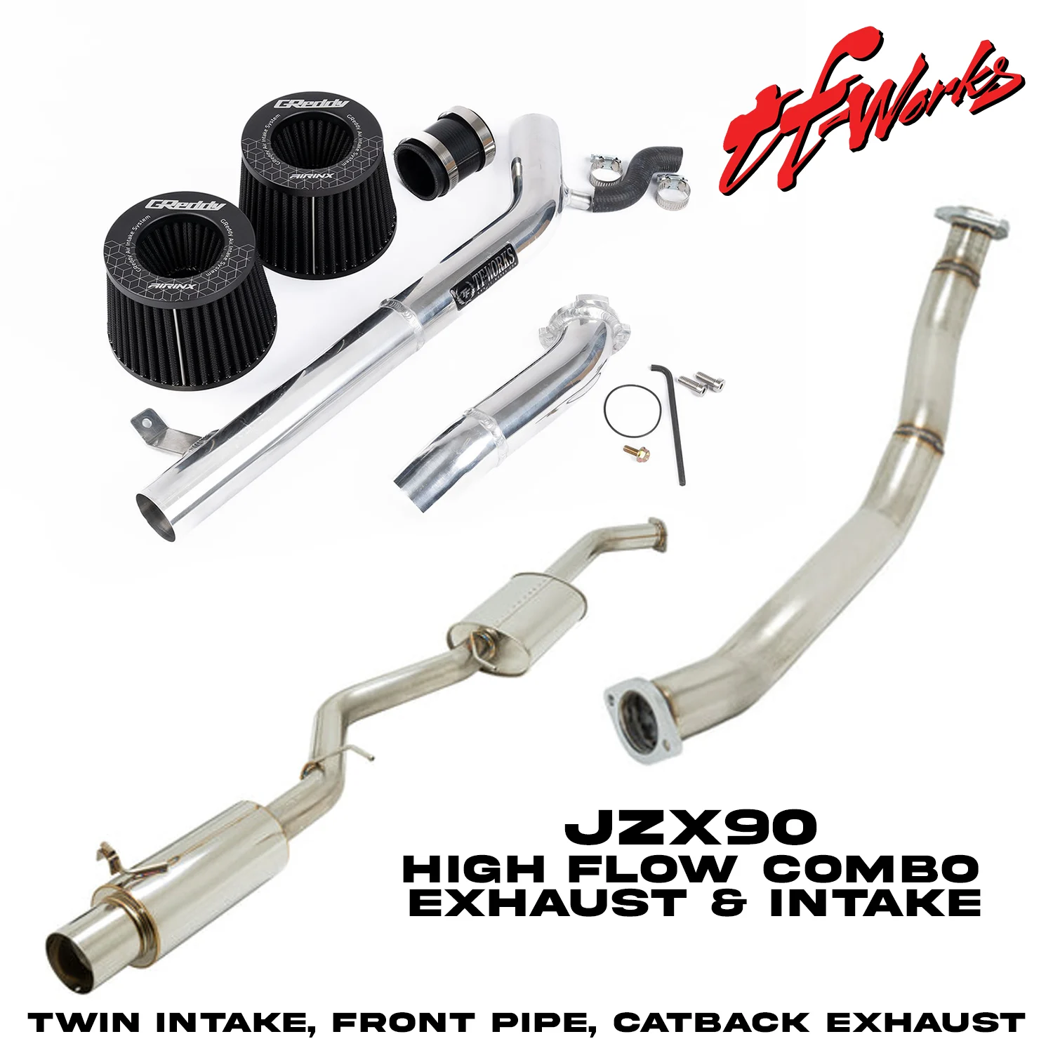 JZX90 High-Flow Combo: Exhaust & Intake