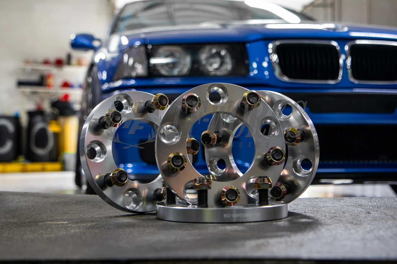 Eight Prince Wheel Adapter PCD Conversion Kit: A90 Supra 5x112 to 5x114.3 (66.51mm Bore) M14x1.25mm to M12x1.50mm