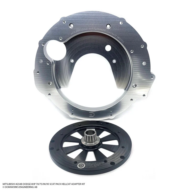 DOMIWORKS MITSUBISHI 4G54B DODGE 8HP 70/75/90/95 SCAT PACK HELLCAT ADAPTER KIT