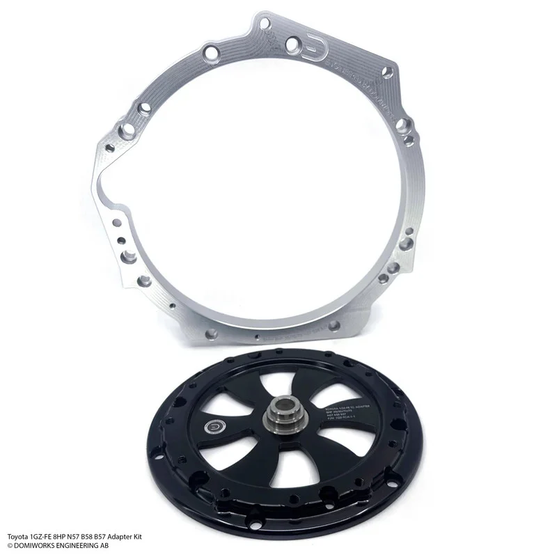 DOMIWORKS TOYOTA 1GZ-FE V12 TO BMW 8HP 45/50/70/75 N57 B58 B57 ADAPTER KIT