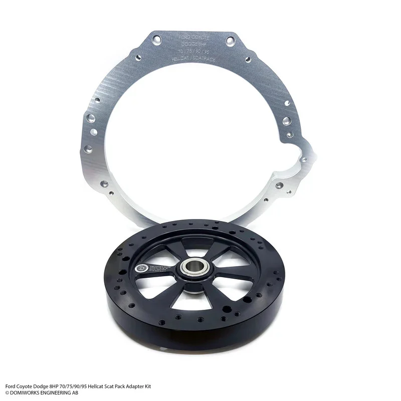 DOMIWORKS FORD COYOTE TO DODGE 8HP 70/75/90/95 HELLCAT SCAT PACK ADAPTER KIT