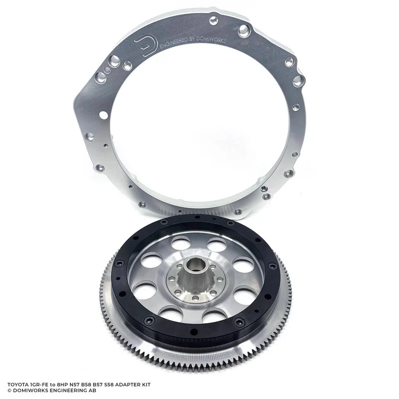 DOMIWORKS TOYOTA 1GR-FE TO BMW 8HP 45/50/70/75 N57 B58 B57 ADAPTER KIT