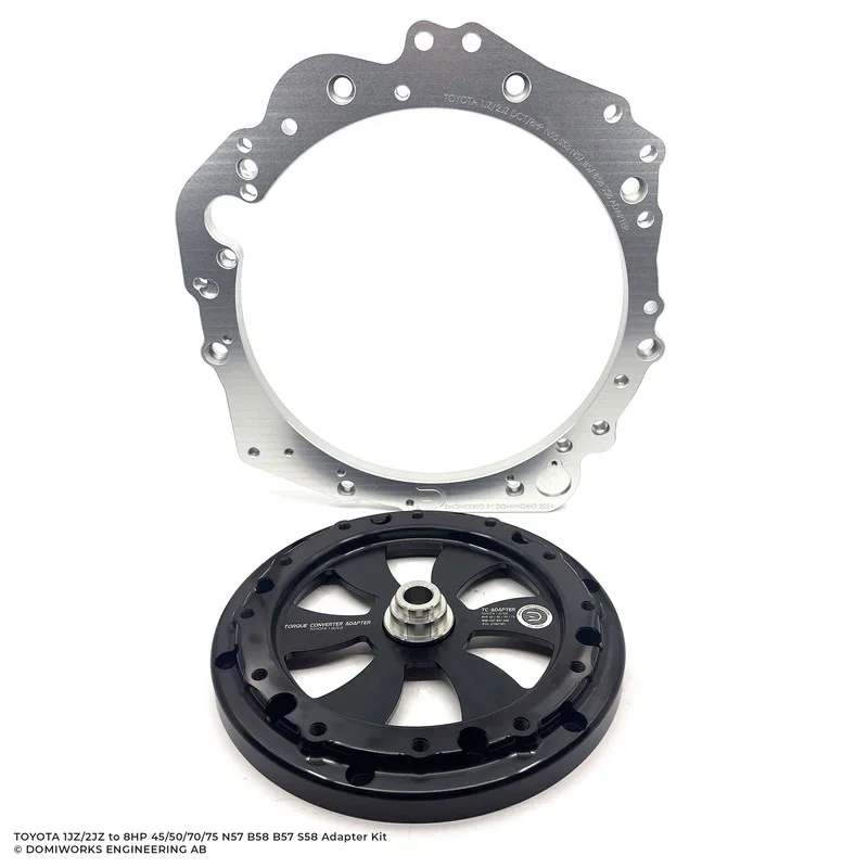 DOMIWORKS 1JZ/2JZ to 8HP 45/50/70/75/76 N57 B58 B57 S58 ADAPTER KIT