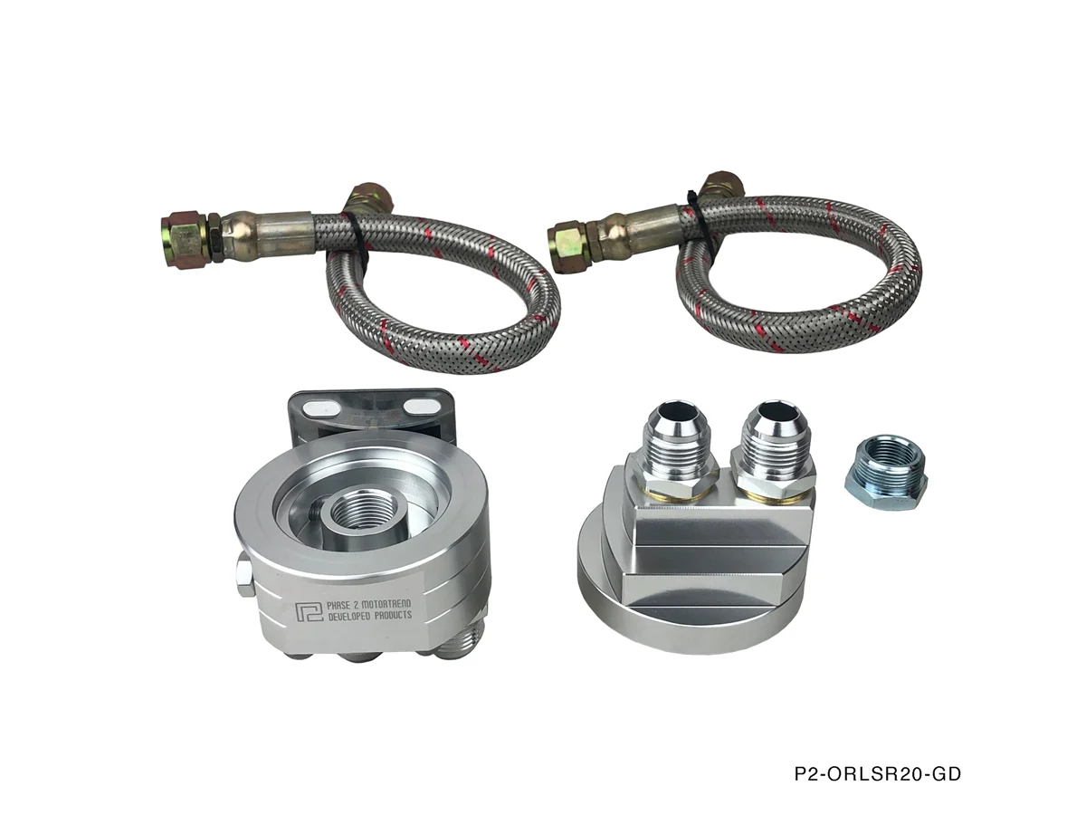 P2M Nissan SR20DET Oil Filter Relocation Kit