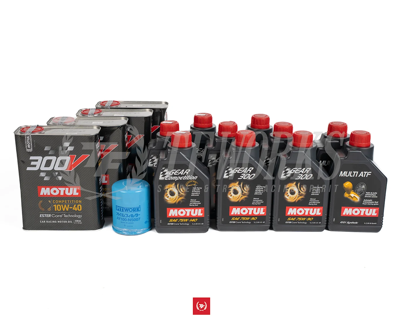 R32 GTR Complete Fluid Package with Stock Oil Pan - Motul 300V