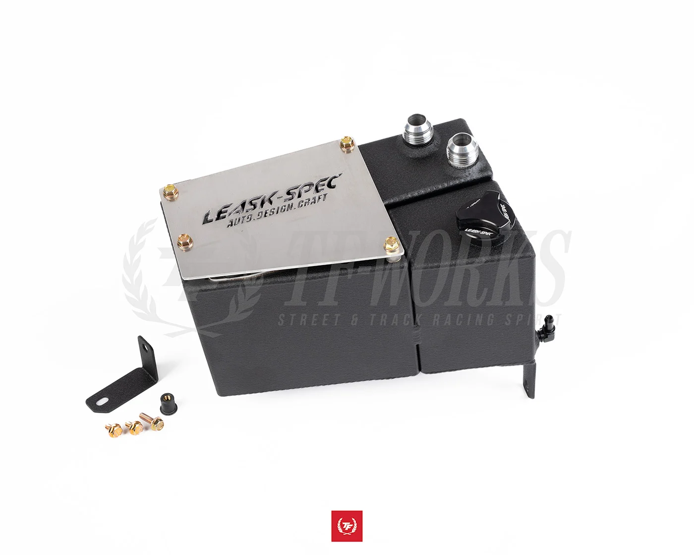 LeaskSpec Nissan Skyline R33/R34 GTR Catch Can & Coolant Overflow Tank / Combo Tank - WRINKLE BLACK