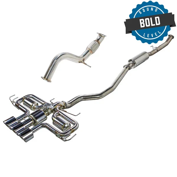 Remark Sports Touring Triple Tip Catback + Front Pipe - Honda Civic Type R FL5 [2023+]