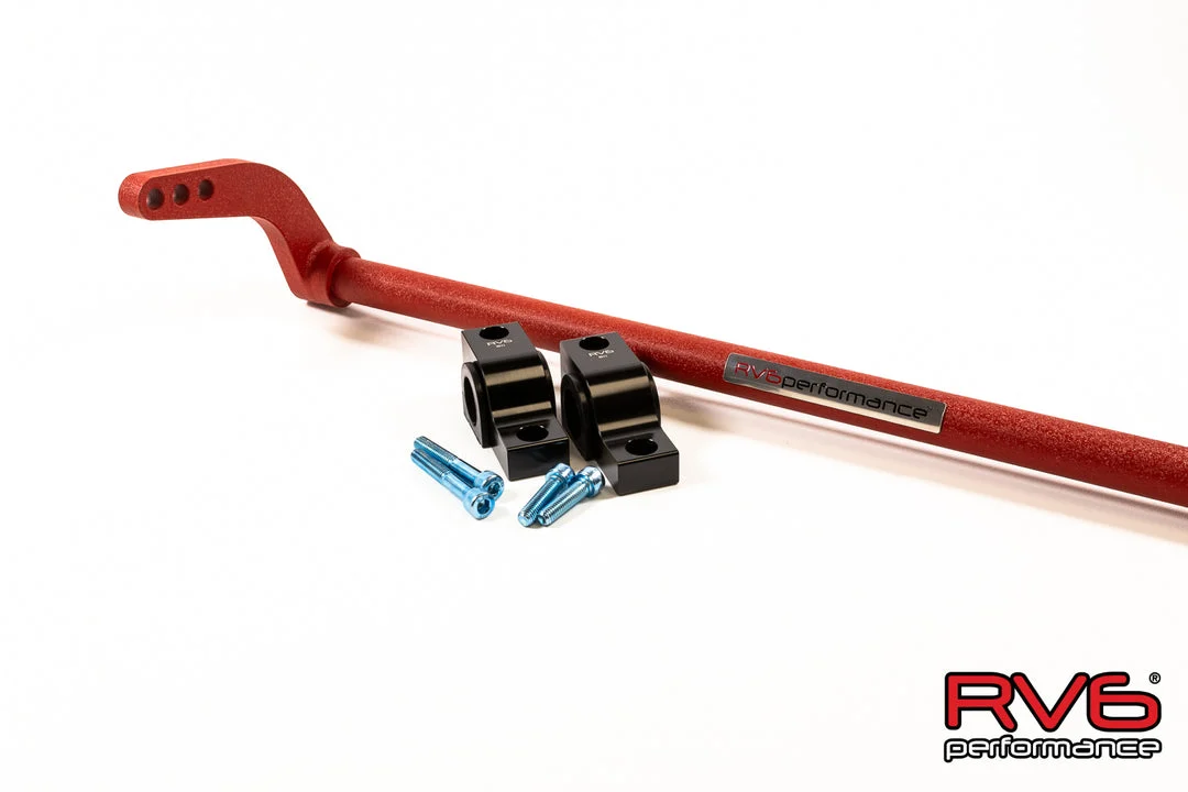 RV6 16+ CivicX Adjustable Chromoly Rear Sway Bar (25.4mm)