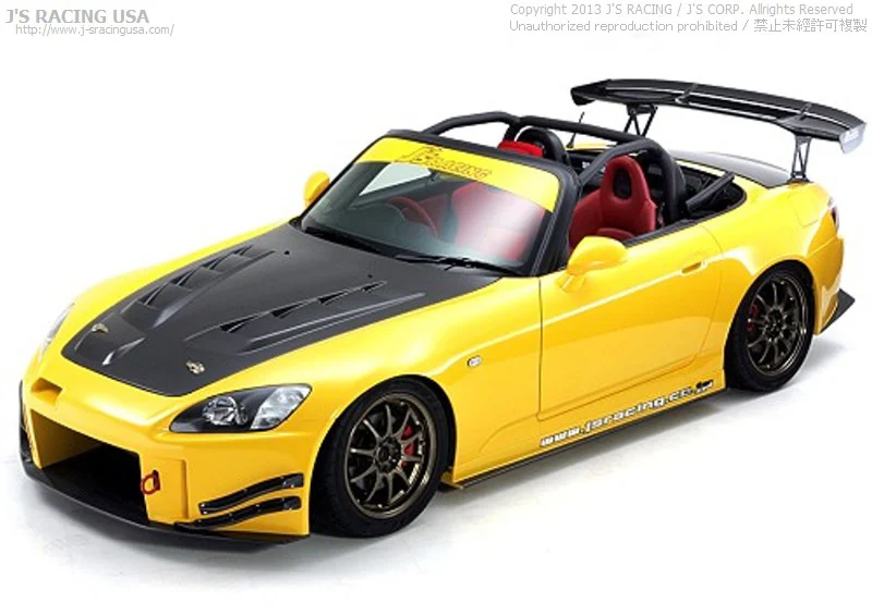 J's Racing Type S Total Aero System CFRP Version 1 - Honda S2000 AP1 AP2