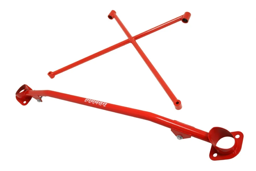 Megan Racing Red Race-Spec Strut Tower Bars - 00-09 Honda S2000