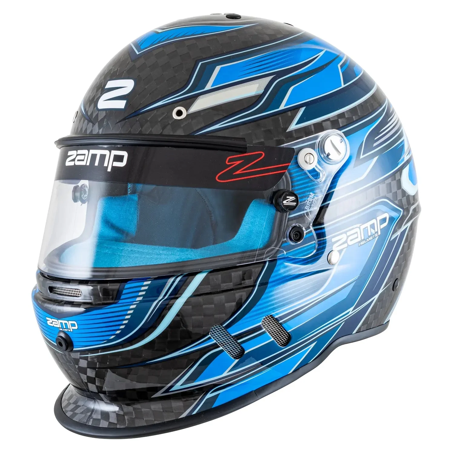 Zamp RZ-67D Graphics Dirt Helmet SA2025 - Carbon Fiber